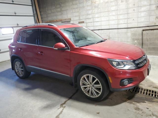 WVGBV7AX4GW055648 - 2016 VOLKSWAGEN TIGUAN S RED photo 4