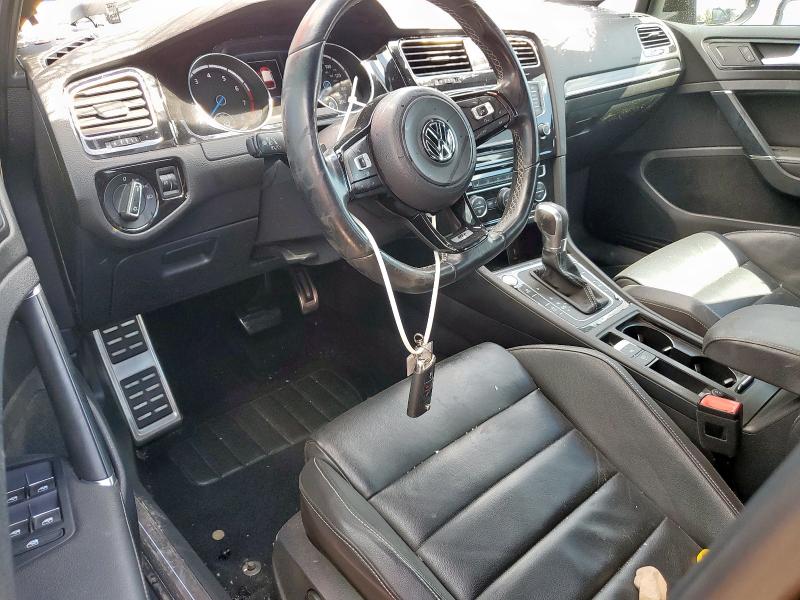 WVWVF7AU6HW133305 - 2017 VOLKSWAGEN GOLF R Սև լուսանկար 8