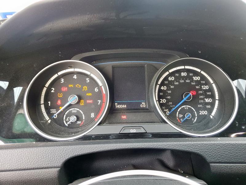 WVWVF7AU6HW133305 - 2017 VOLKSWAGEN GOLF R Սև լուսանկար 9