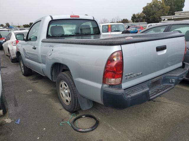 5TENX22N57Z392683 - 2007 TOYOTA TACOMA SILVER photo 2