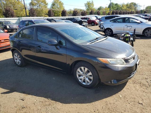 19XFB2F53CE074415 - 2012 HONDA CIVIC LX შავი ფოტო 4