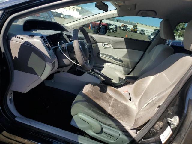 19XFB2F53CE074415 - 2012 HONDA CIVIC LX შავი ფოტო 7