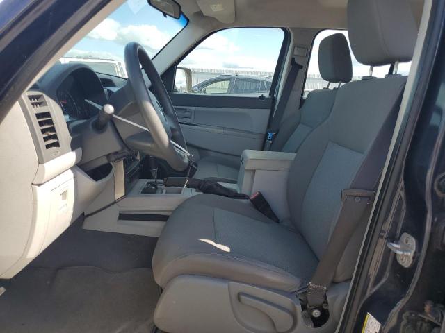 1J8GN28K48W232734 - 2008 JEEP LIBERTY SPORT BLUE photo 7