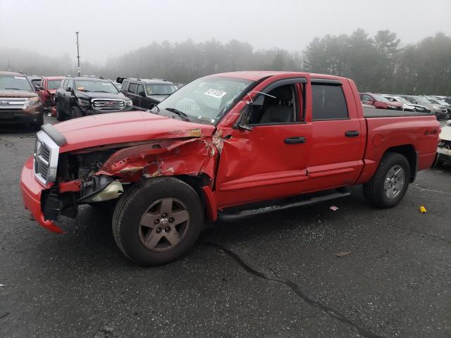 1D7HW58N55S127505 - 2005 DODGE DAKOTA QUAD LARAMIE RED photo 1