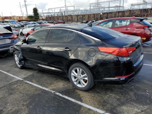 KNAGN4A75B5122715 - 2011 KIA OPTIMA EX BLACK photo 2