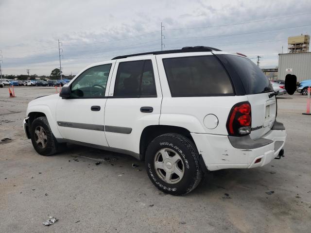 1GNDS13S732130419 - 2003 CHEVROLET TRAILBLAZE WHITE photo 2