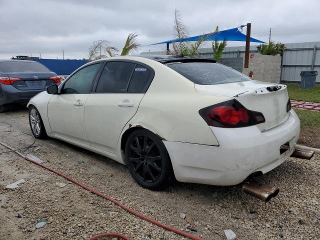 JNKCV61E39M011297 - 2009 INFINITI G37 BASE WHITE photo 2