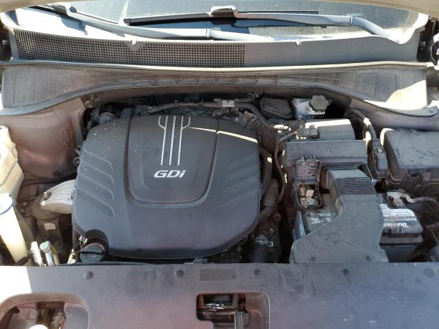 5XYPHDA53GG161777 - 2016 KIA SORENTO EX GRAY photo 12