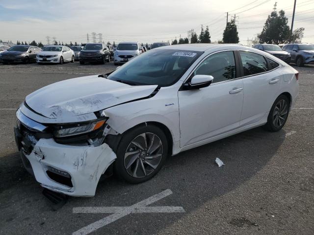 19XZE4F92KE024963 - 2019 HONDA INSIGHT TOURING WHITE photo 1