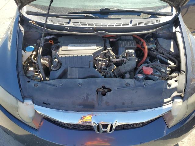 JHMFA362X9S012884 - 2009 HONDA CIVIC HYBRID CHARCOAL photo 11