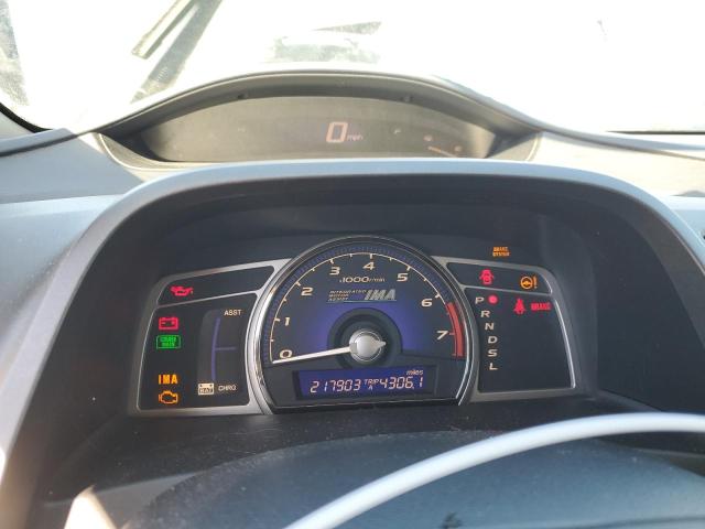 JHMFA362X9S012884 - 2009 HONDA CIVIC HYBRID CHARCOAL photo 9