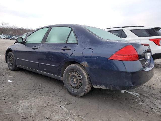 1HGCM56157A080643 - 2007 HONDA ACCORD VALUE BLUE photo 2