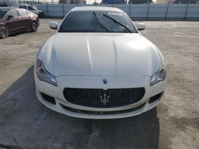 ZAM56PPA0G1166126 - 2016 MASERATI QUATTROPOR GTS WHITE photo 5