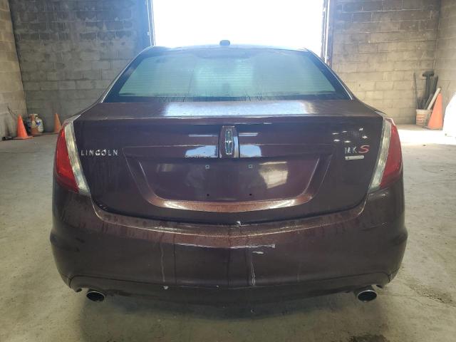 1LNHL9FT5CG802308 - 2012 LINCOLN MKS BURGUNDY photo 6