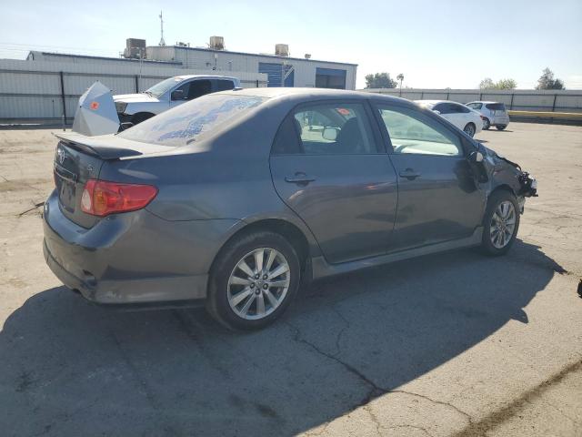 1NXBU4EE2AZ306518 - 2010 TOYOTA COROLLA BASE GRAY photo 3