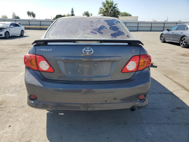 1NXBU4EE2AZ306518 - 2010 TOYOTA COROLLA BASE GRAY photo 6