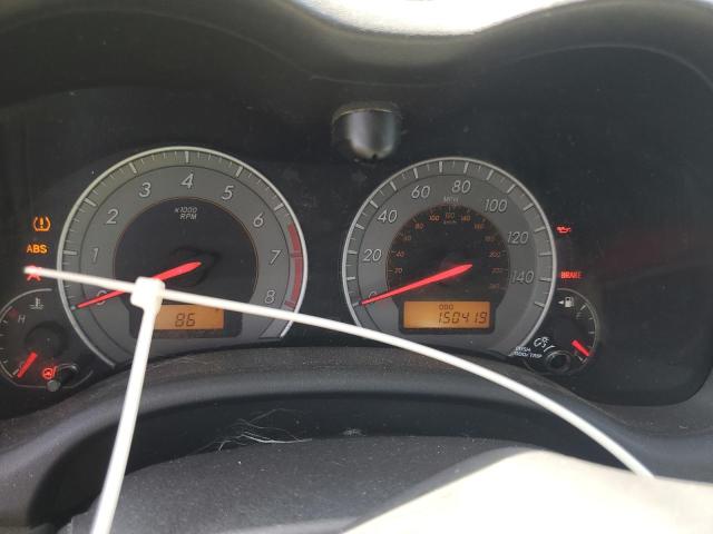 1NXBU4EE2AZ306518 - 2010 TOYOTA COROLLA BASE GRAY photo 9