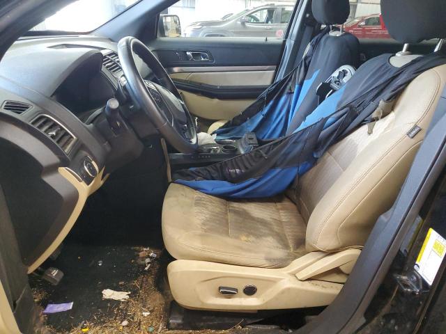 1FM5K7B8XHGC72341 - 2017 FORD EXPLORER შავი ფოტო 7