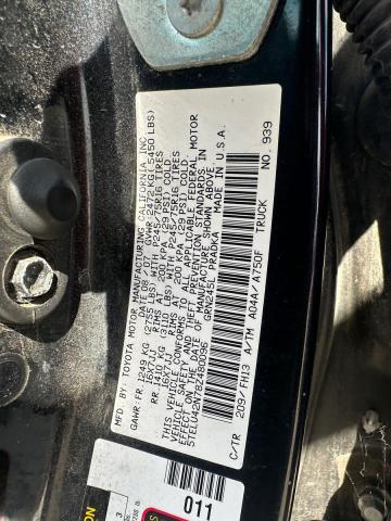 5TELU42N78Z480096 - 2008 TOYOTA TACOMA DOUBLE CAB Qara foto 10