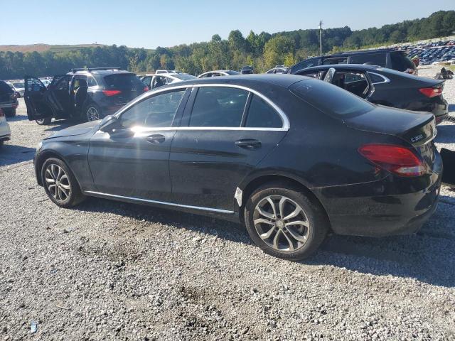 55SWF4KB7GU155198 - 2016 MERCEDES-BENZ C 300 4MATIC BLACK photo 2