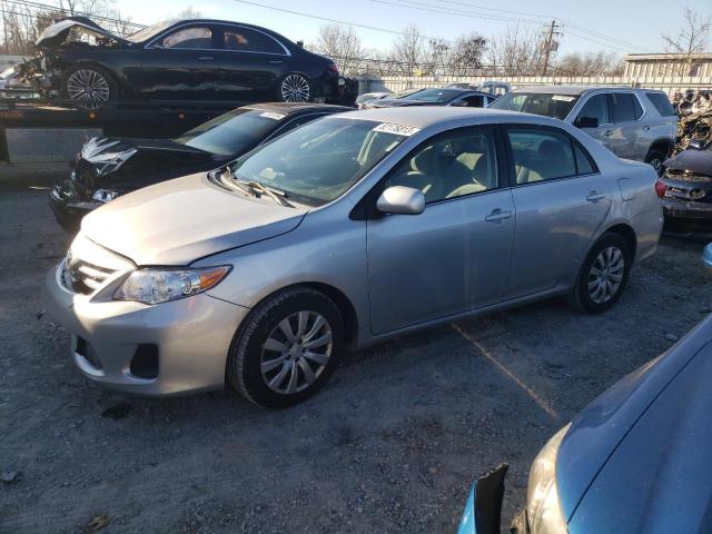 5YFBU4EE3DP076252 - 2013 TOYOTA COROLLA BASE SILVER photo 1