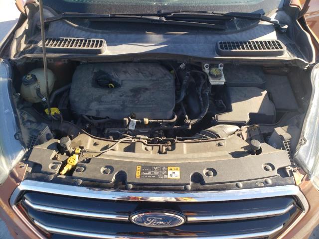 1FMCU0JD6HUC31343 - 2017 FORD ESCAPE TITANIUM ORANGE photo 12