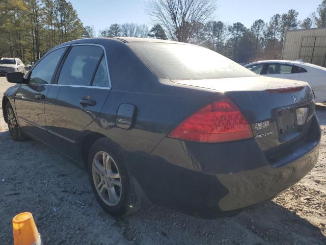 1HGCM56367A098909 - 2007 HONDA ACCORD SE BLACK photo 2