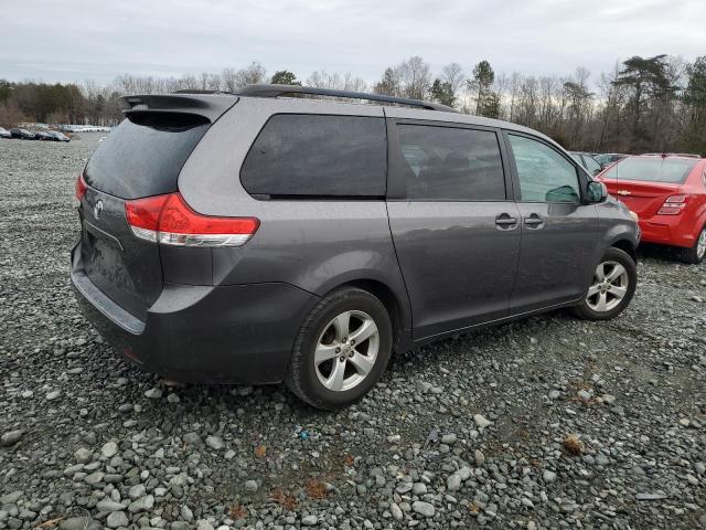 5TDKK3DC9BS111428 - 2011 TOYOTA SIENNA LE CHARCOAL photo 3