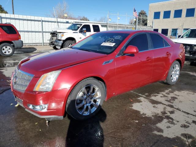 1G6DT57V890128574 - 2009 CADILLAC CTS HI FEATURE V6 RED photo 1