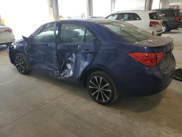 5YFBURHE2JP842427 - 2018 TOYOTA COROLLA L BLUE photo 2