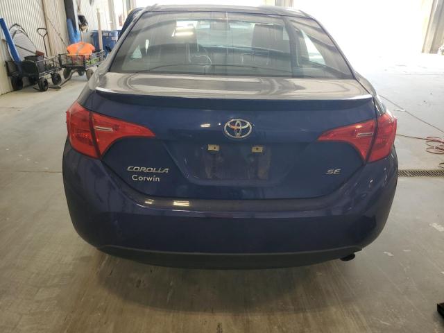 5YFBURHE2JP842427 - 2018 TOYOTA COROLLA L BLUE photo 6