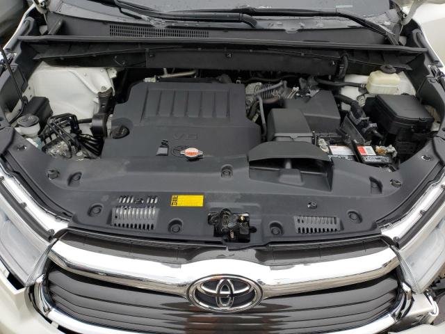 5TDJKRFH7GS288803 - 2016 TOYOTA HIGHLANDER XLE WHITE photo 11
