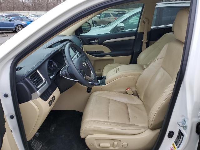 5TDJKRFH7GS288803 - 2016 TOYOTA HIGHLANDER XLE WHITE photo 7