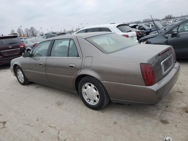 1G6KD54Y2YU198775 - 2000 CADILLAC DEVILLE GRAY photo 2