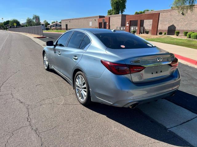 JN1EV7AR3JM441650 - 2018 INFINITI Q50 LUXE GRAY photo 3