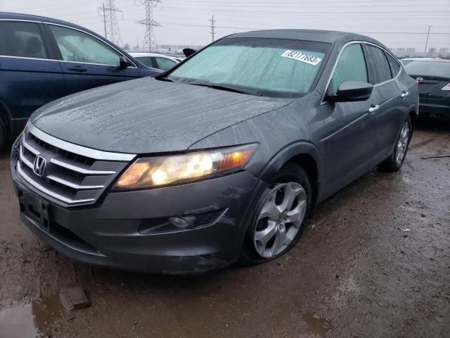 5J6TF2H54CL006792 - 2012 HONDA CROSSTOUR EXL ნაცრისფერი ფოტო 1