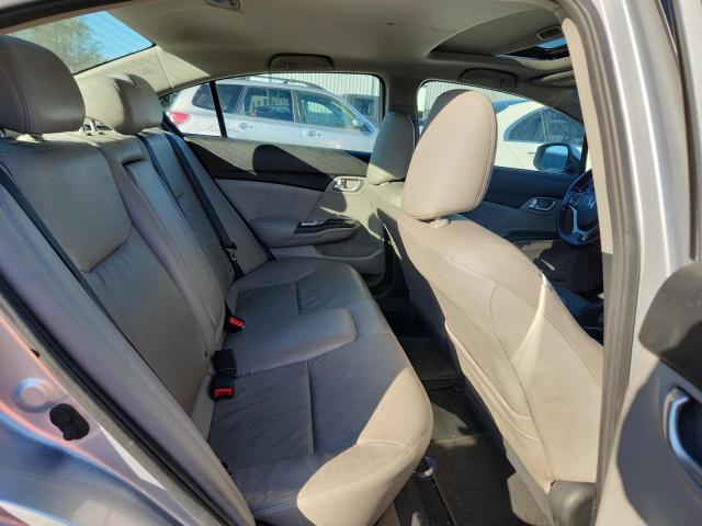 2HGFB2F91DH502279 - 2013 HONDA CIVIC EXL Серебристый фото 10