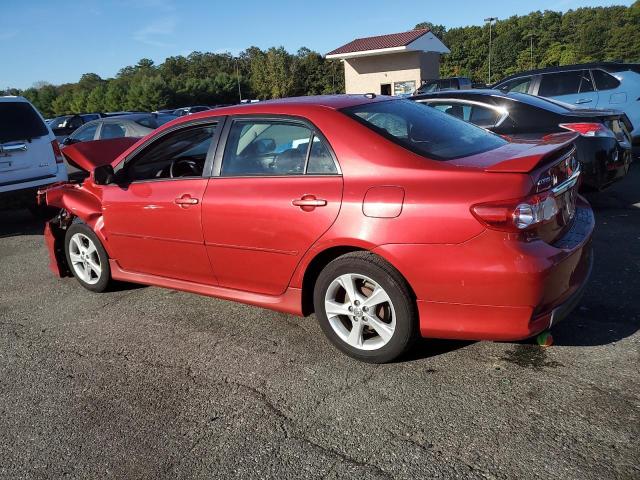 2T1BU4EE8CC766058 - 2012 TOYOTA COROLLA BASE RED photo 2
