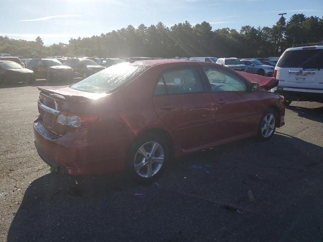 2T1BU4EE8CC766058 - 2012 TOYOTA COROLLA BASE RED photo 3