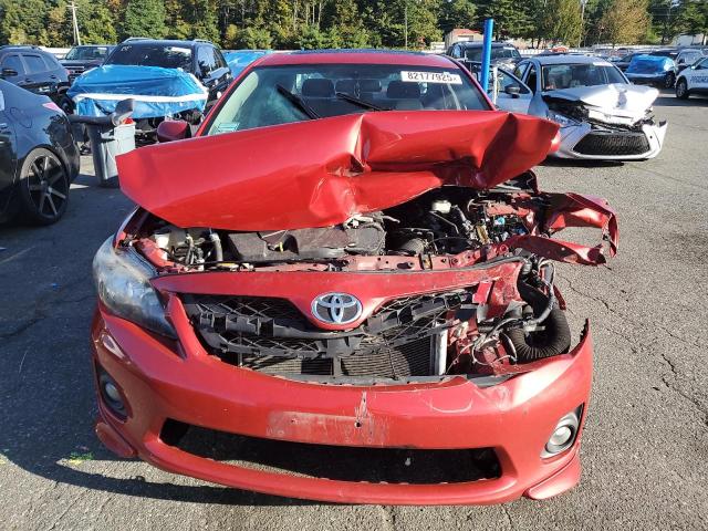 2T1BU4EE8CC766058 - 2012 TOYOTA COROLLA BASE RED photo 5