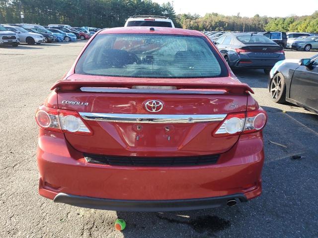 2T1BU4EE8CC766058 - 2012 TOYOTA COROLLA BASE RED photo 6