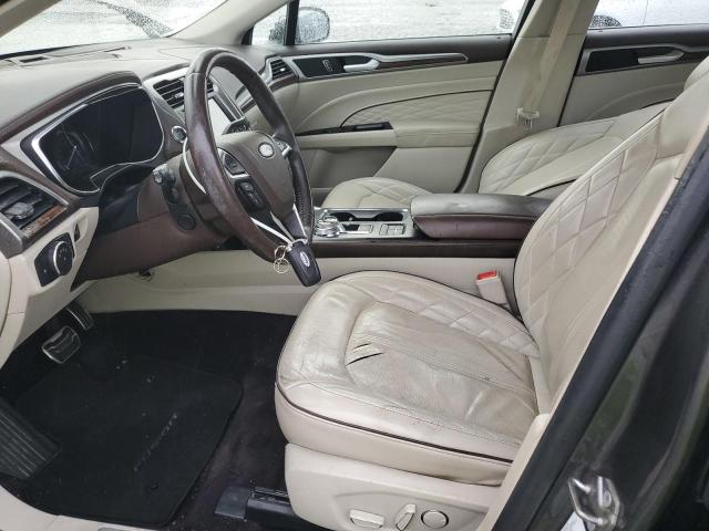 3FA6P0SU1HR277621 - 2017 FORD FUSION TITANIUM PHEV GRAY photo 7