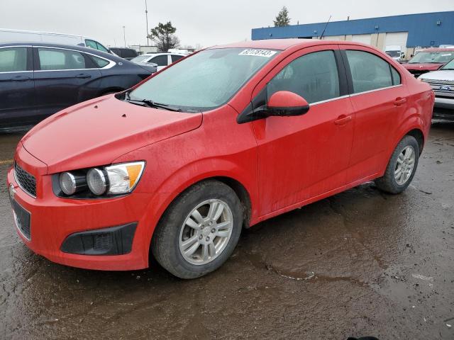 1G1JC5SB5D4142911 - 2013 CHEVROLET SONIC LT RED photo 1