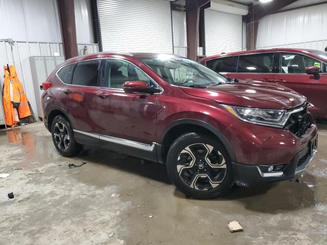 5J6RW2H94KL000373 - 2019 HONDA CR-V TOURING BURGUNDY photo 4