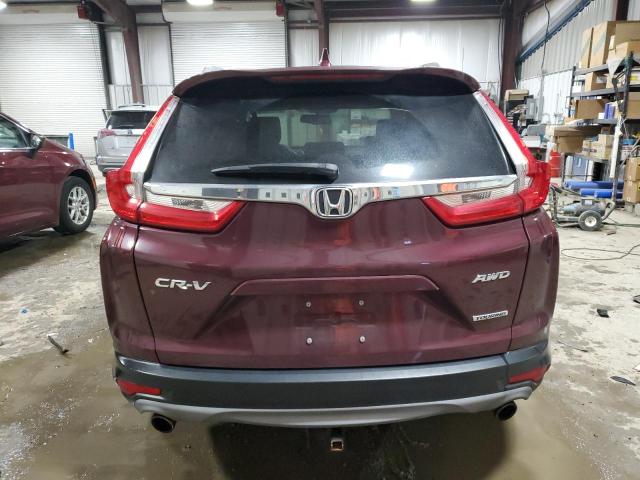 5J6RW2H94KL000373 - 2019 HONDA CR-V TOURING BURGUNDY photo 6