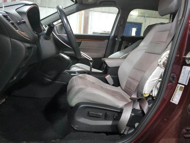 5J6RW2H94KL000373 - 2019 HONDA CR-V TOURING BURGUNDY photo 7