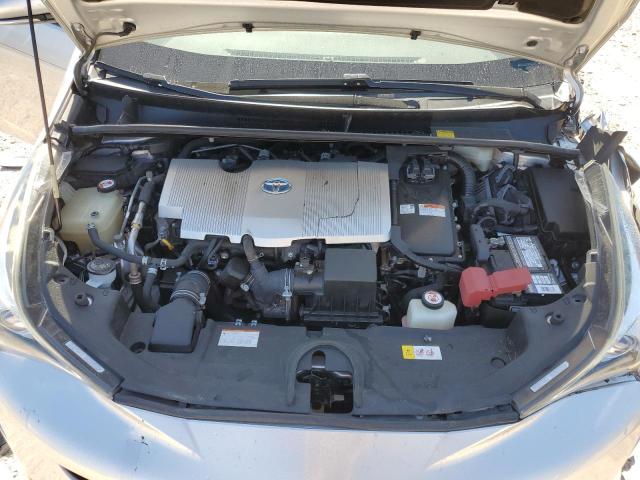 JTDKARFUXG3024626 - 2016 TOYOTA PRIUS ვერცხლისფერი ფოტო 11