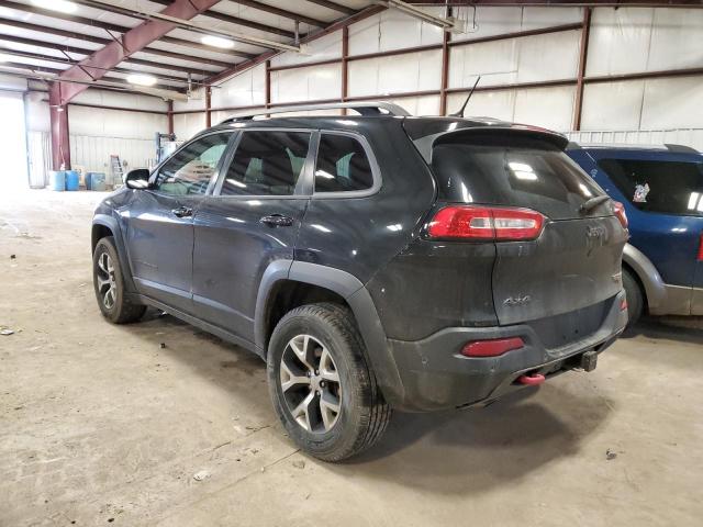1C4PJMBS9FW724339 - 2015 JEEP CHEROKEE TRAILHAWK BLACK photo 2