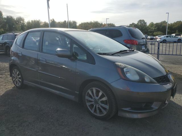 JHMGE8H60CC017387 - 2012 HONDA FIT SPORT GRAY photo 4