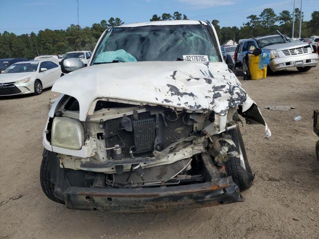 5TBRT341X4S454822 - 2004 TOYOTA TUNDRA ACCESS CAB SR5 WHITE photo 5